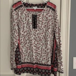 J Jill women’s blouse size L NWT